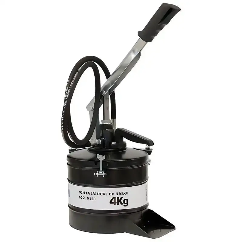 Bomba manual de alavanca para graxa 4 KG com cabo emborrachado 9123 Bremen — fotografia de referência