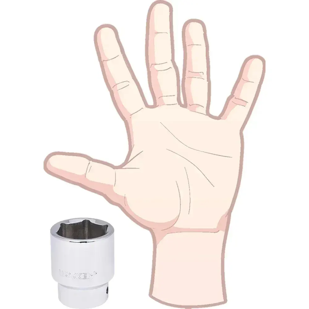 Soquete sextavado encaixe 3/4 33MM Worker — fotografia 10