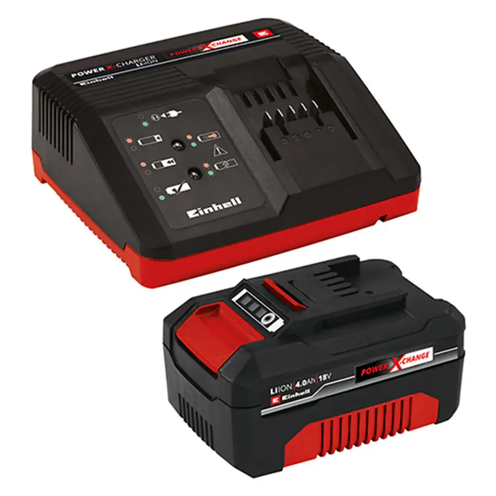Kit 1 bateria 4,0AH 18V + 1 carregador 900W bivolt 4512106 Einhell — fotografia de referência