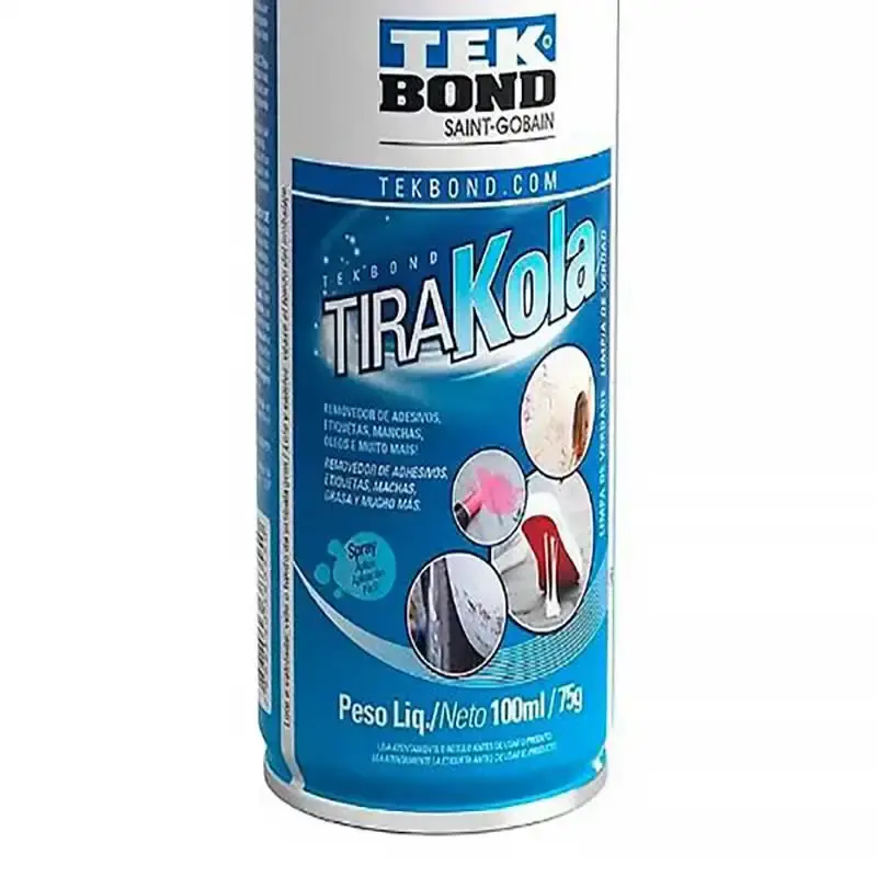 Tira kola spray 100 ML remove mancha. grude. cola. chiclete e piche 20401000100 Tekbond — fotografia 3