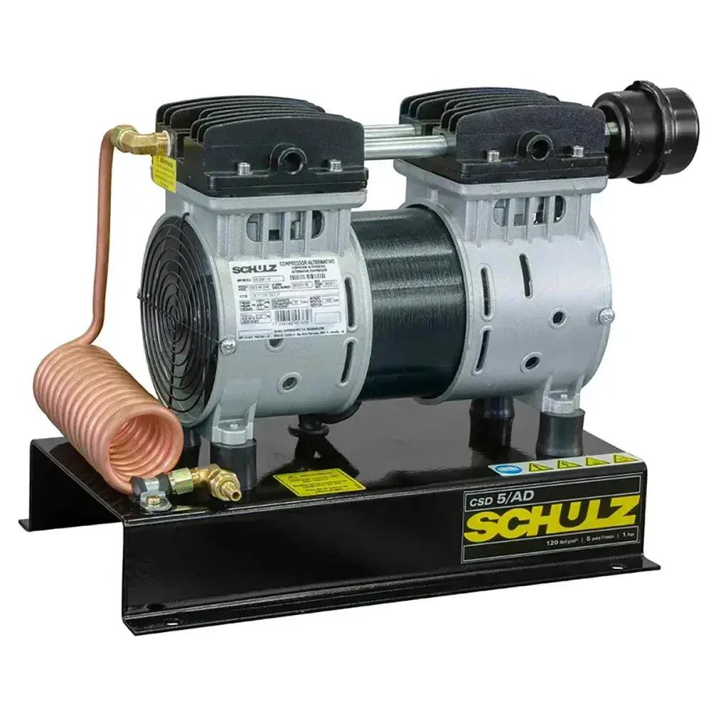Compressor isento de oléo csd 220V 5PCM 1HP Schulz — fotografia 2