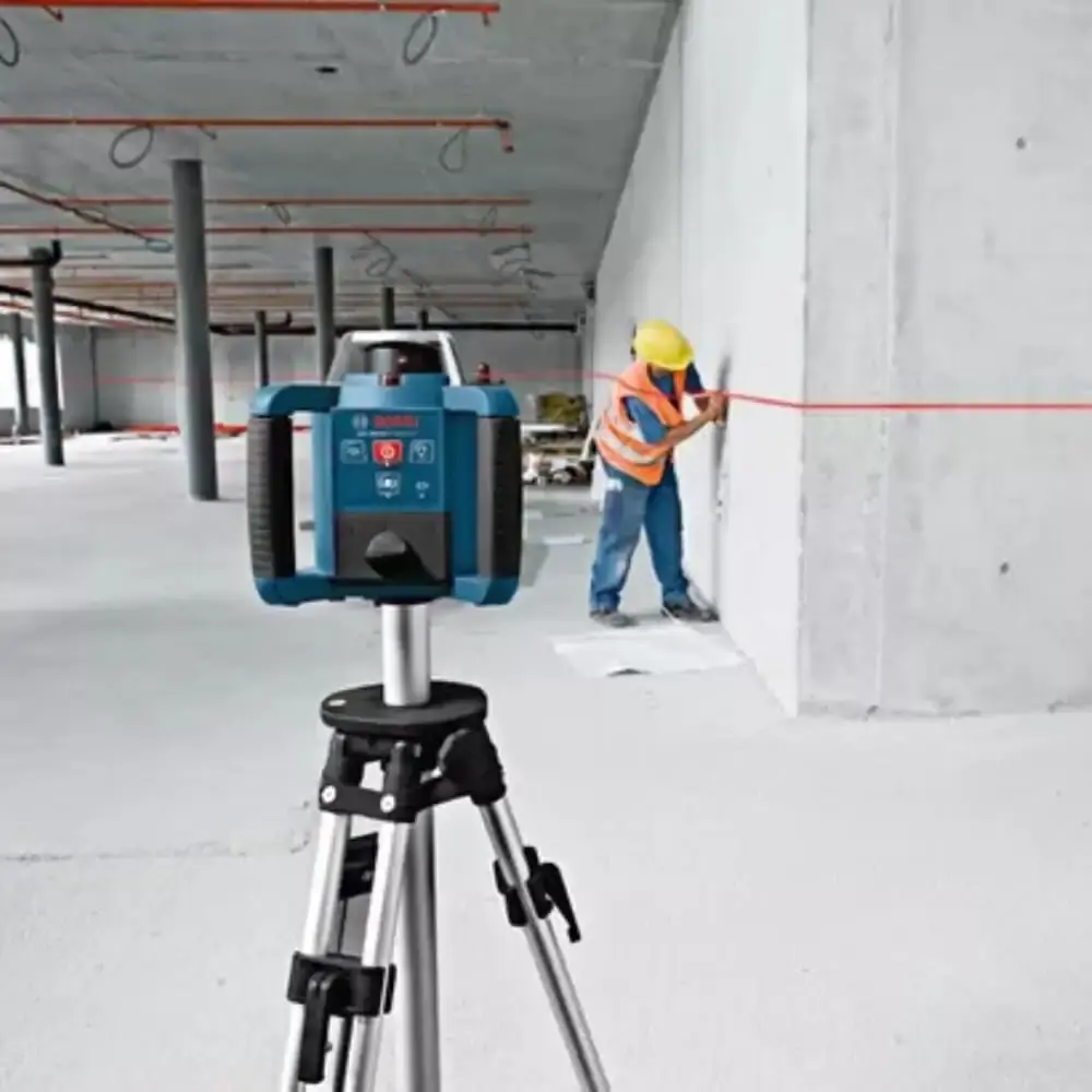 Nível à laser rotativo GRL 300HV com receptor LR1 + suporte + óculos Bosch — fotografia 4