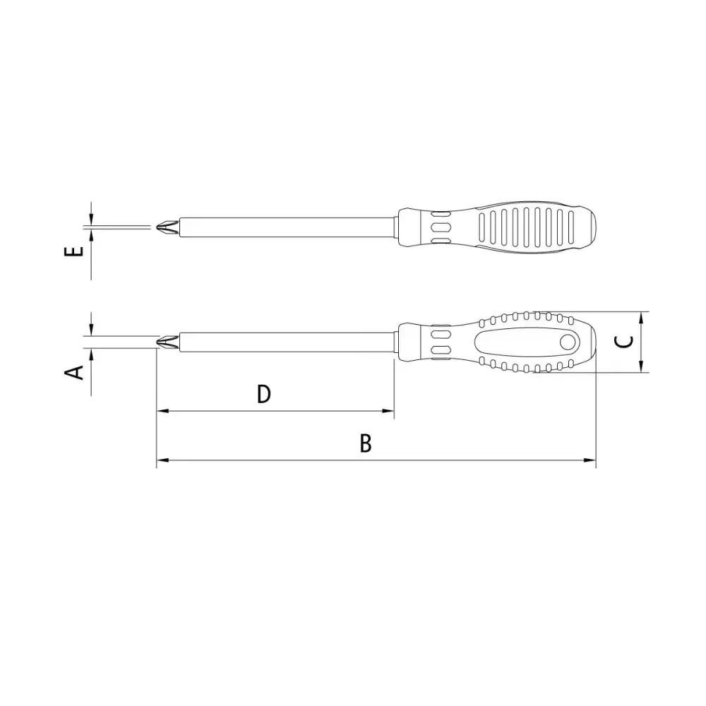 Chave de fenda isolada iec 60900 ponta cruzada 6X150 mm 1/4X6 Tramontina 44316032 — fotografia 5