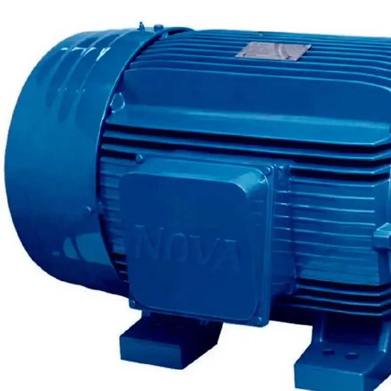 Motor elétrico 5.0 HP trifásico blindado 2 pólos alto rendimento IP56 nova — fotografia 3
