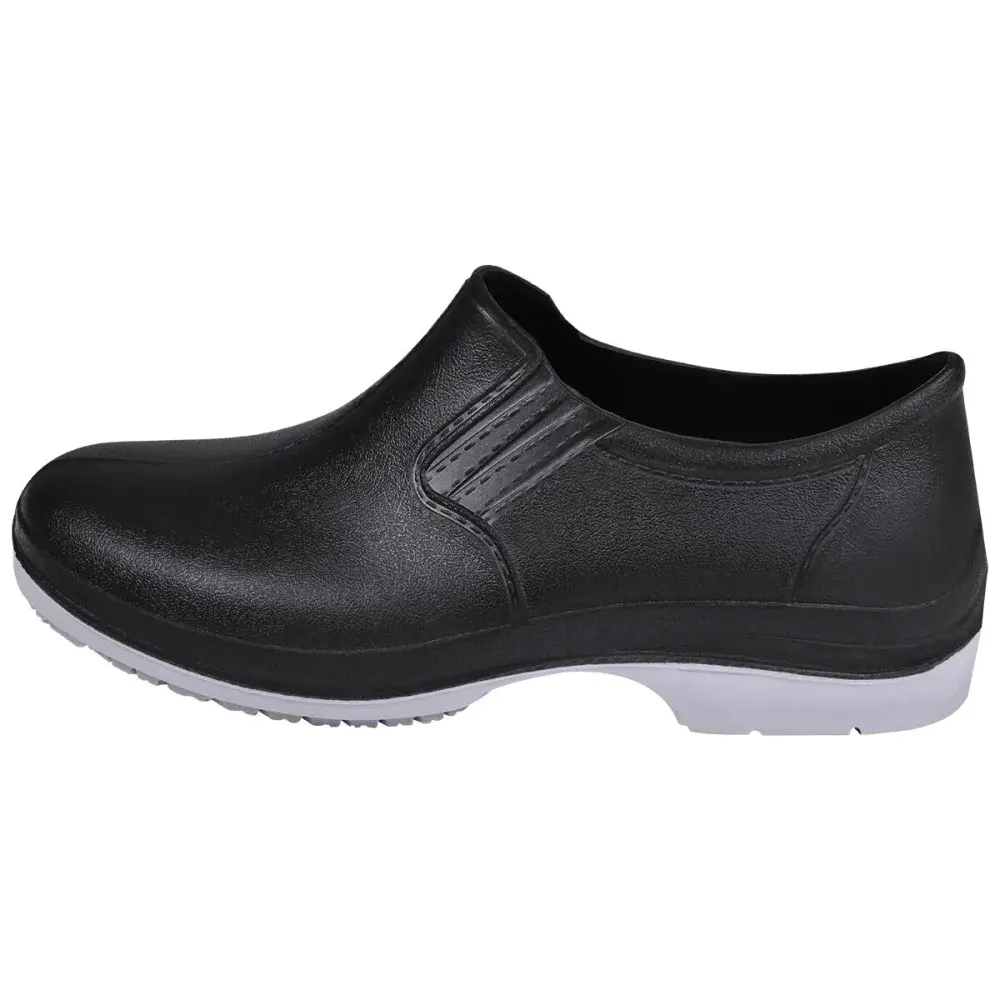 Sapato de pu bidensidade preto antiderrapante N°33 Worker — fotografia 4