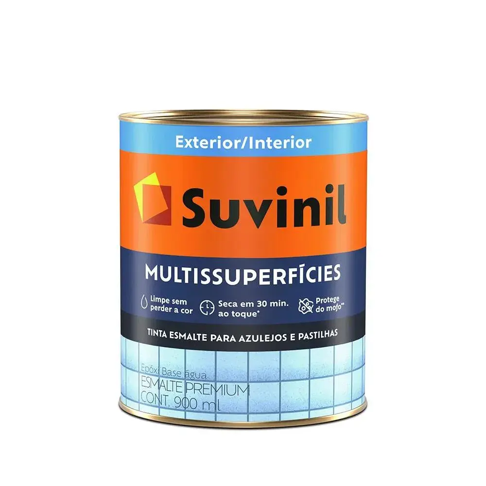 Tinta esmalte epóxi multissuperfícies branco 900ML Suvinil — fotografia de referência