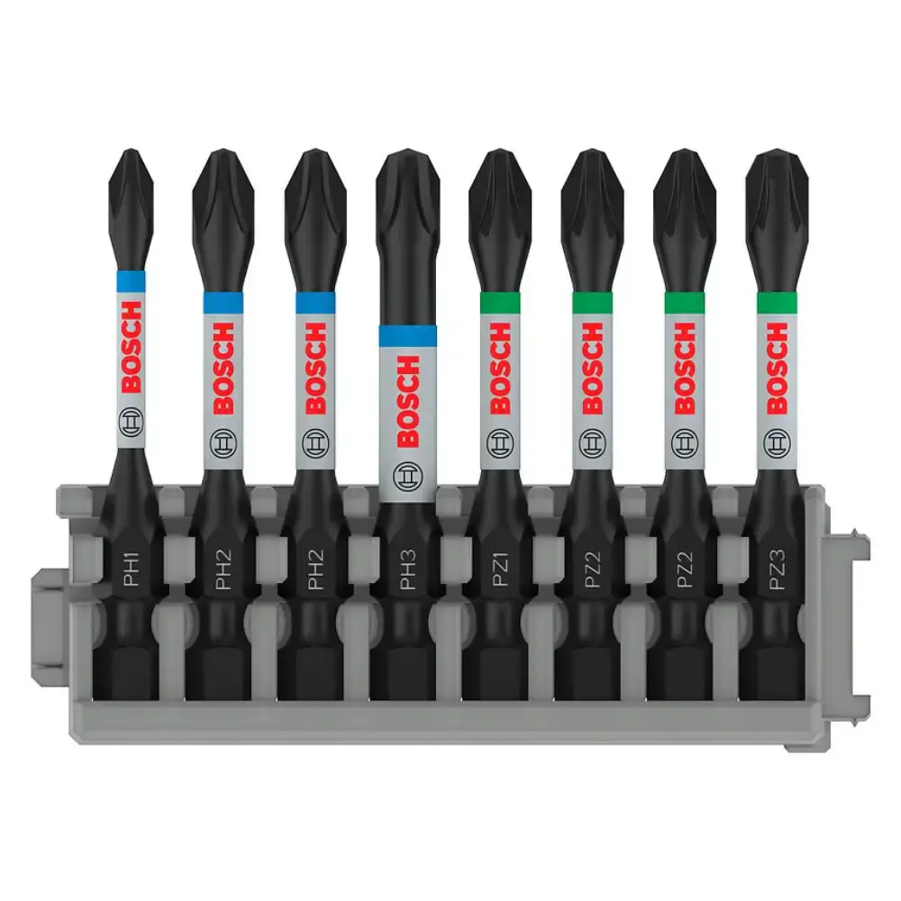 Jogo Bits Impact Control 50mm 8 unidades BOSCH — fotografia de referência