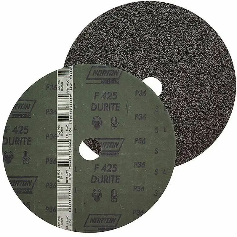 Disco de lixa para pedra 7 polegadas grana 60 F425 Norton — fotografia de referência