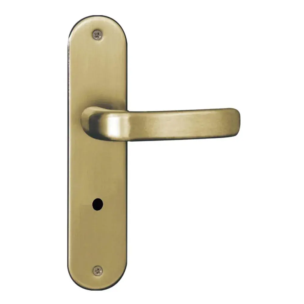 Fechadura banheiro MGM bronze latonado alav