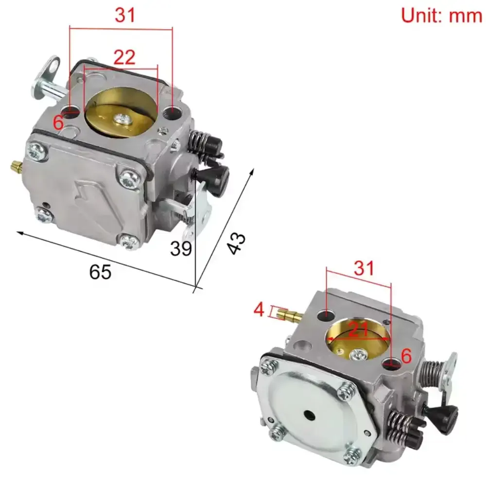 Carburador para motosserras MS61/272/268 Husqvarna — fotografia 5