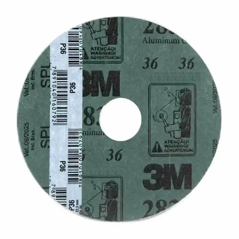 Disco de Lixa 4.1/2 x 7/8 Pol Grana 36 Kit Com 10 Unidades HC000618468 3M — fotografia 4