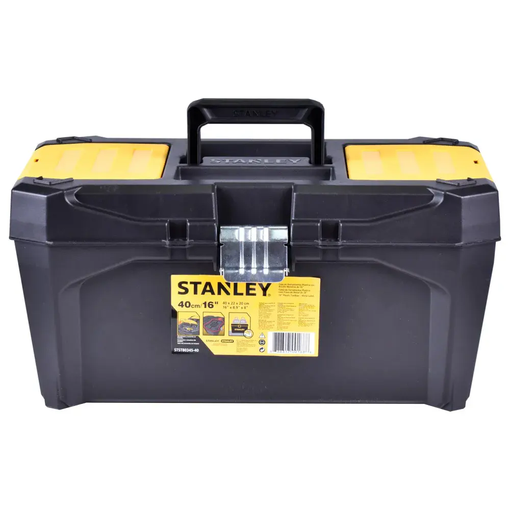 Caixa organizadora plástica empilhável STST80345-40 Stanley — fotografia de referência