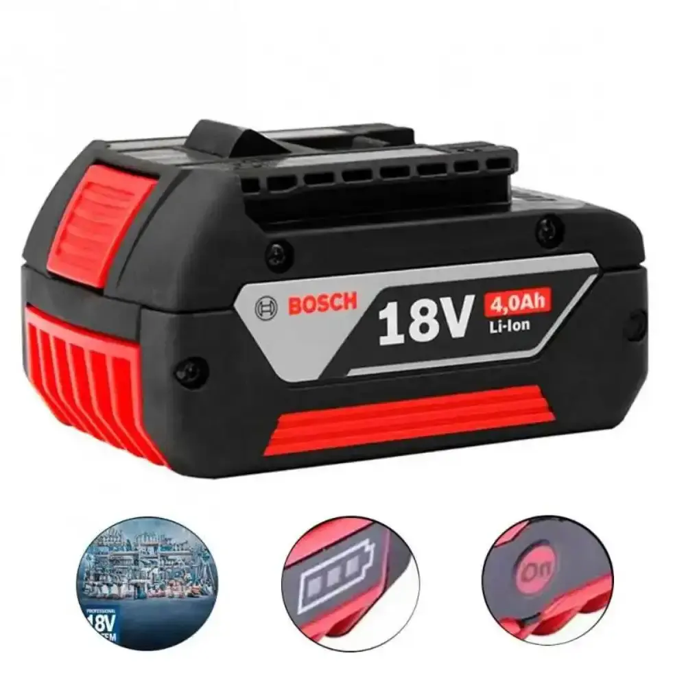 Motosserra a bateria GKE 18V-40 com bateria 18V 4AH e carregador GAL Bosch — fotografia 4