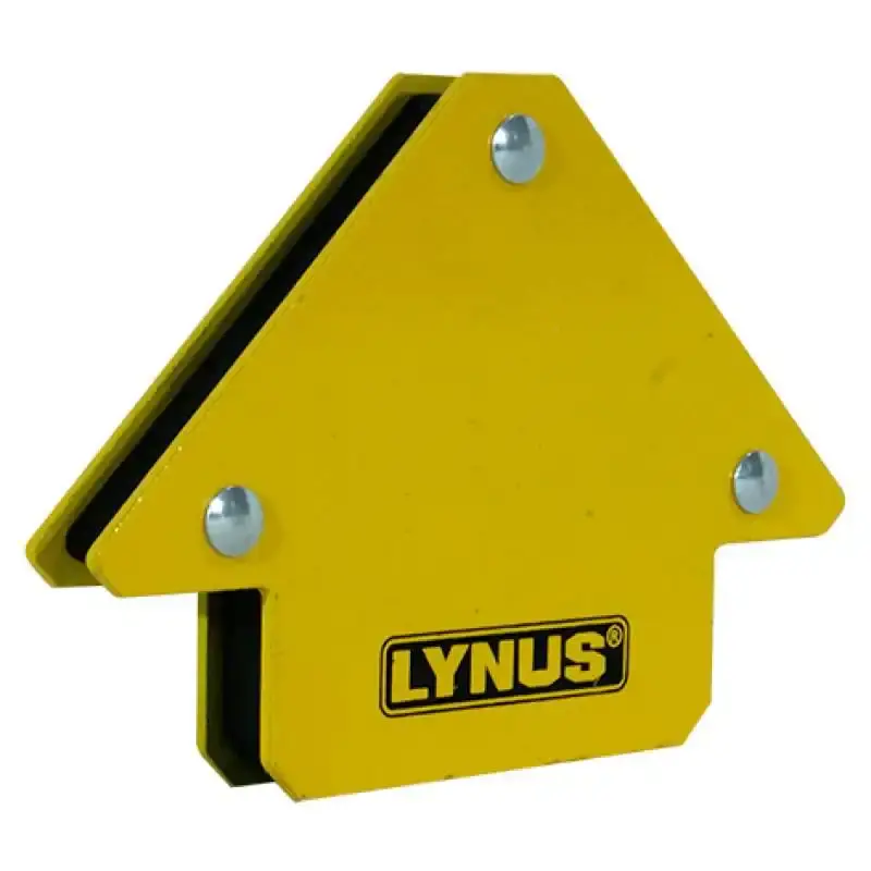 Esquadro magnético hezagonal para soldador 12 KG EML-12 kit com 4 peças Lynus — fotografia 2