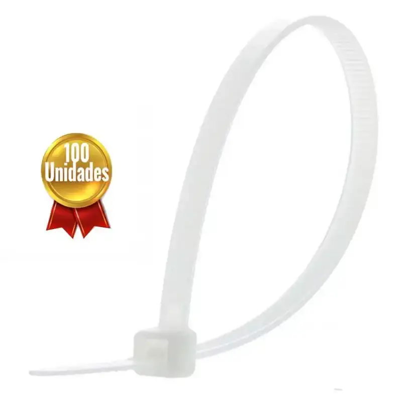 Abraçadeira de Nylon Branca 140 MM x 3.6 mm 100 Unidades AFF3170003 FERRARI — fotografia de referência