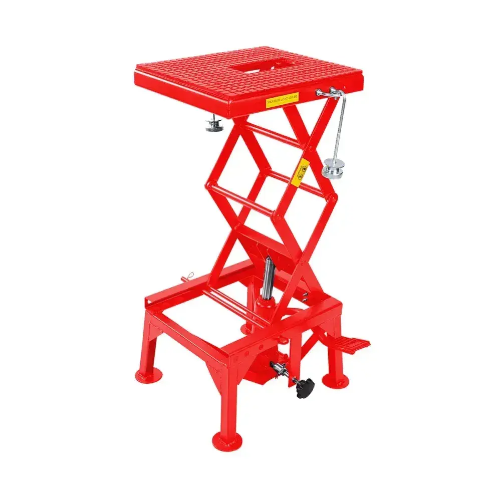 Macaco hidráulico para moto 130KG da Bumafer — fotografia 4