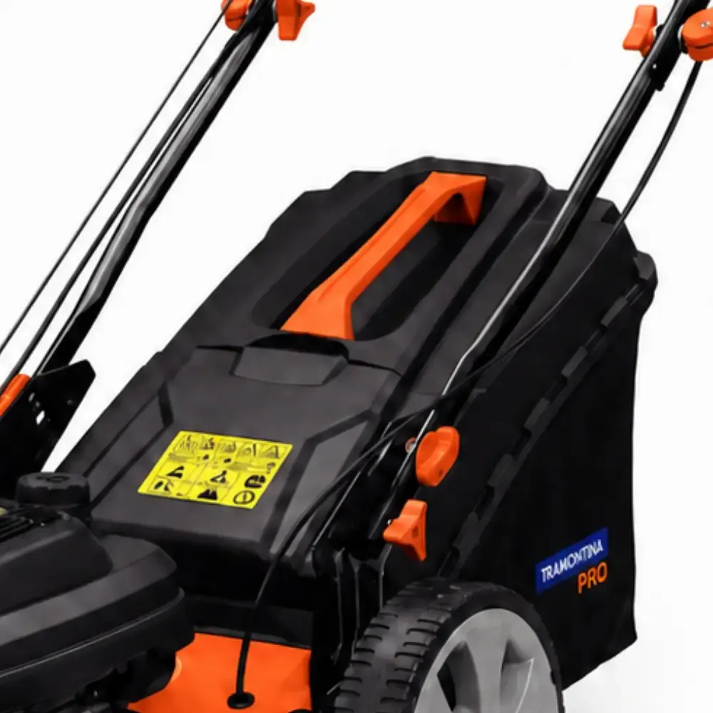 Cortador de grama gasolina 6,5 HP CCP53 pro c/ traçao e recolhedor Tramontina — fotografia 5