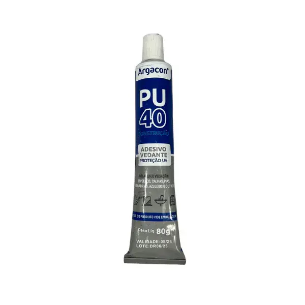Selante PU 40 preto 80G - Argacon