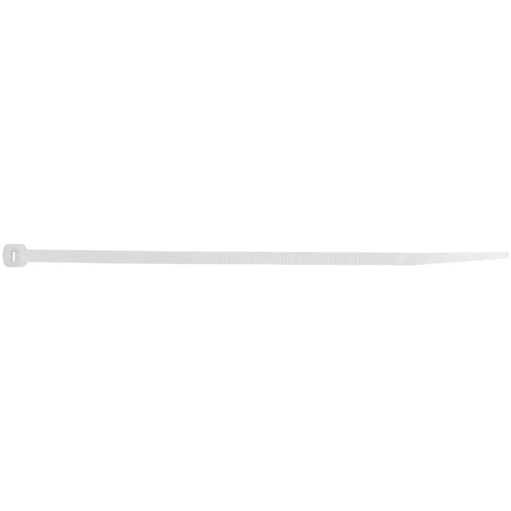 Abraçadeira nylon 2,5MM x 200MM branca Kala 100 peç — fotografia 3