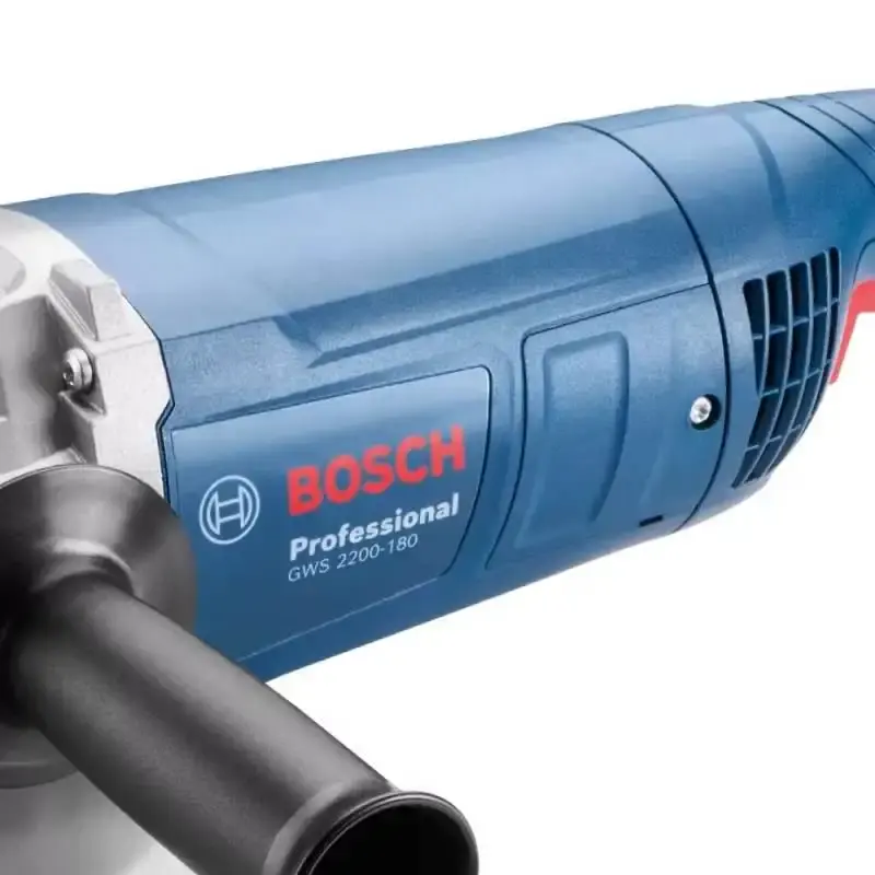 Esmerilhadeira angular 7 POL 2200W 18F1 GWS 2200-180 + kit 3 discos Bosch 110 V — fotografia 3
