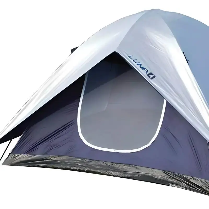 Barraca camping luna para 4 pessoas com proteção solar 009037 Mor — fotografia 4