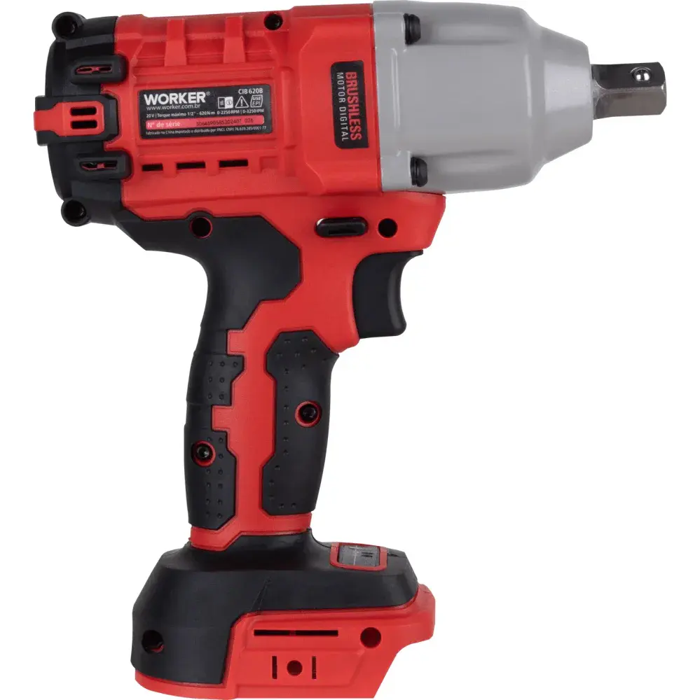 Chave de impacto torque de 620NM com motor brushless Worker — fotografia 12