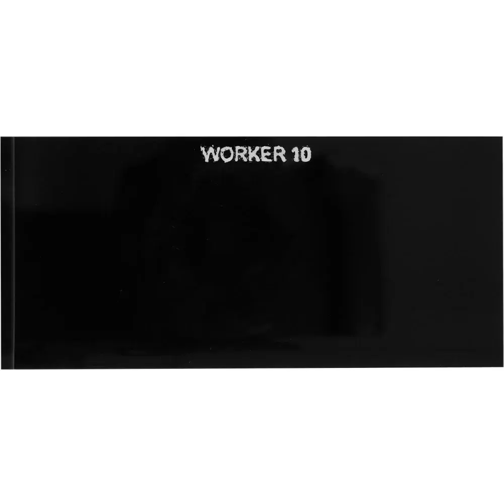 Lentes para solda retangular verde 3MM 51X108MM Worker — fotografia 3
