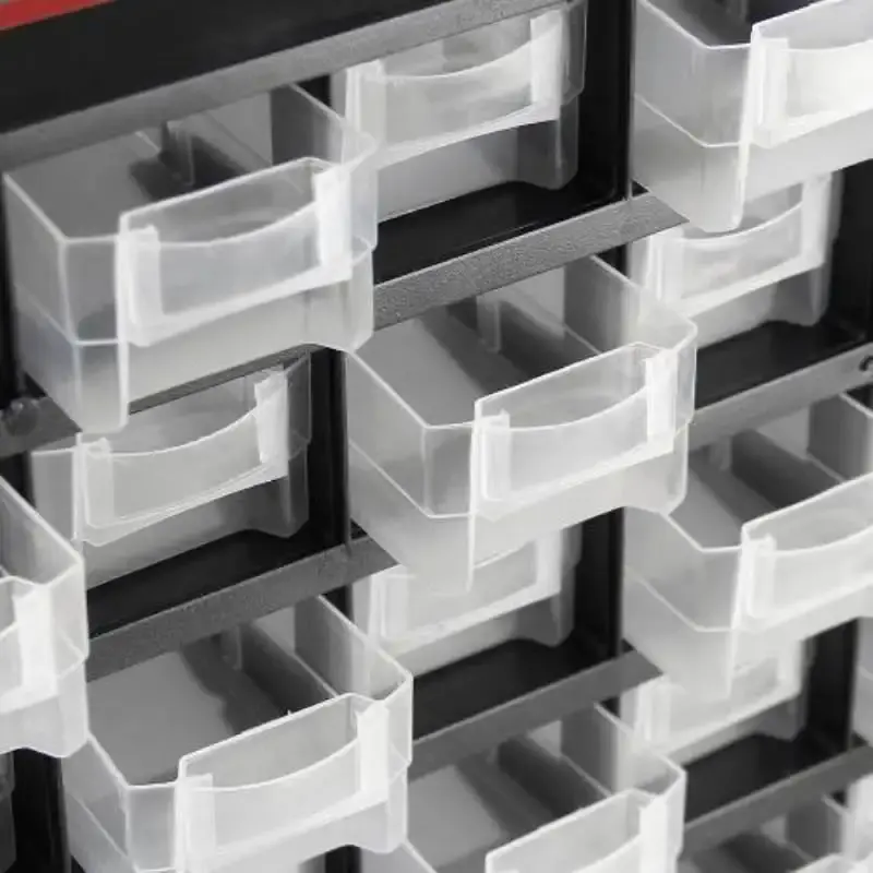 Organizador Multiuso Plástico 12 POL c/ 41 Gavetas MJ2047 BLACK JACK — fotografia 3