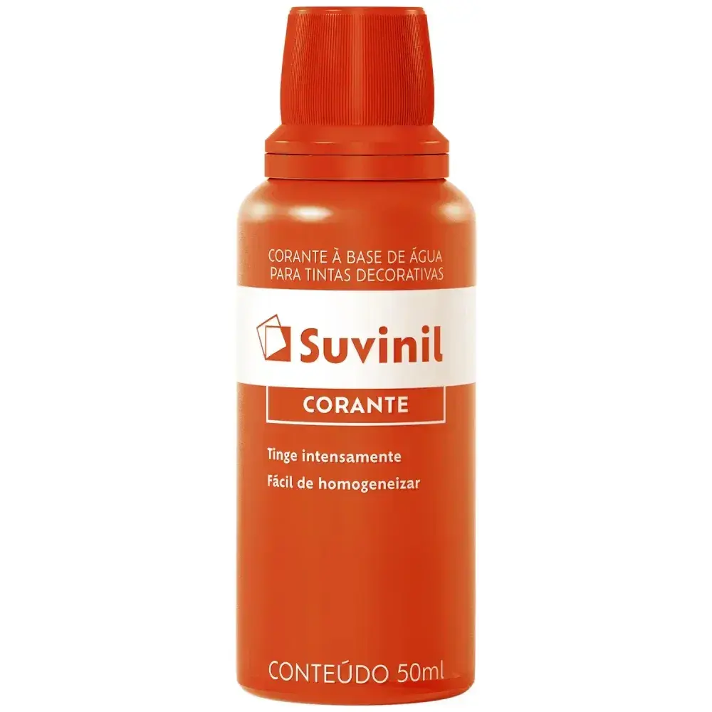 Corante líquido para tinta laranja 50ML 12 peç Suvinil — fotografia 2