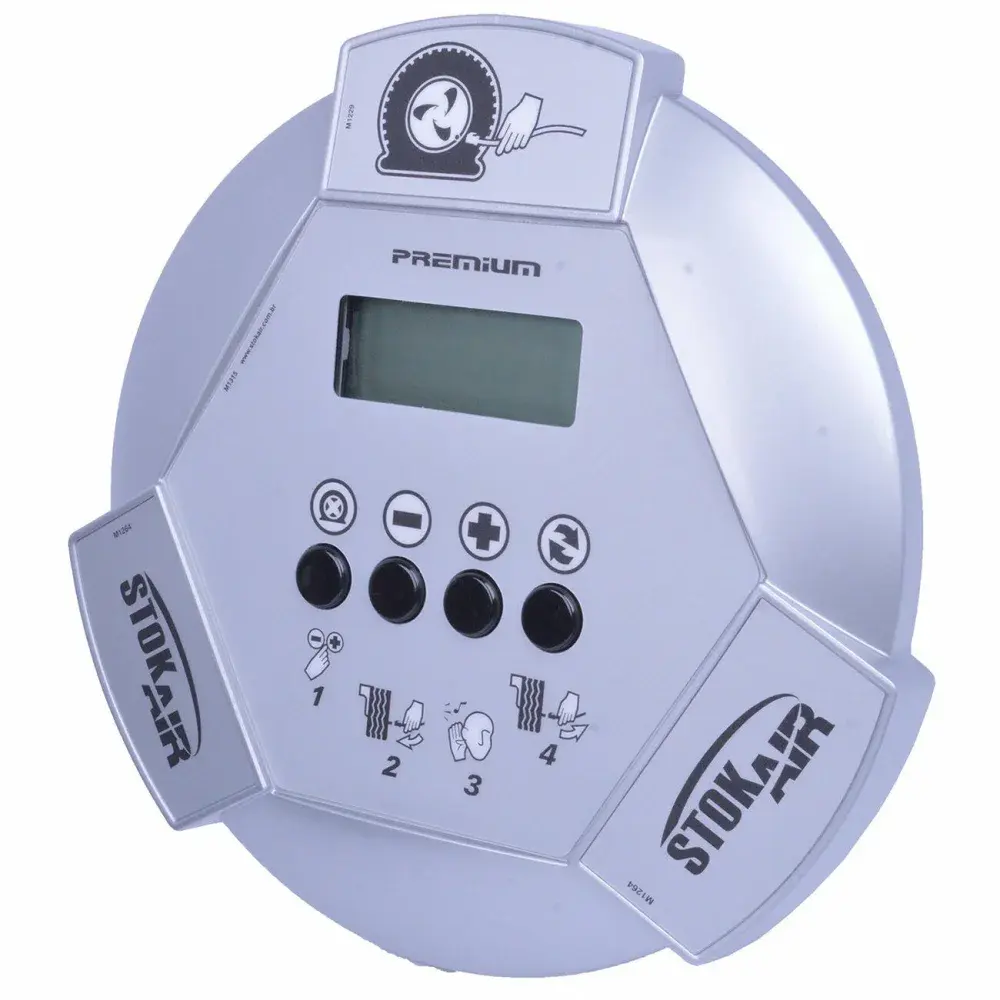 Calibrador de pneus premium 10M bivolt da stok air — fotografia 3