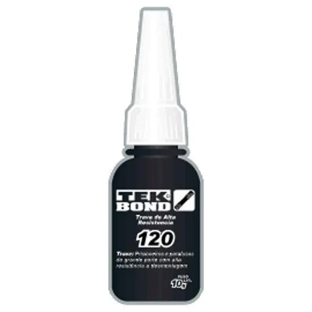 Adesivo trava rosca alto torque 120 blister 10GR Tekbond