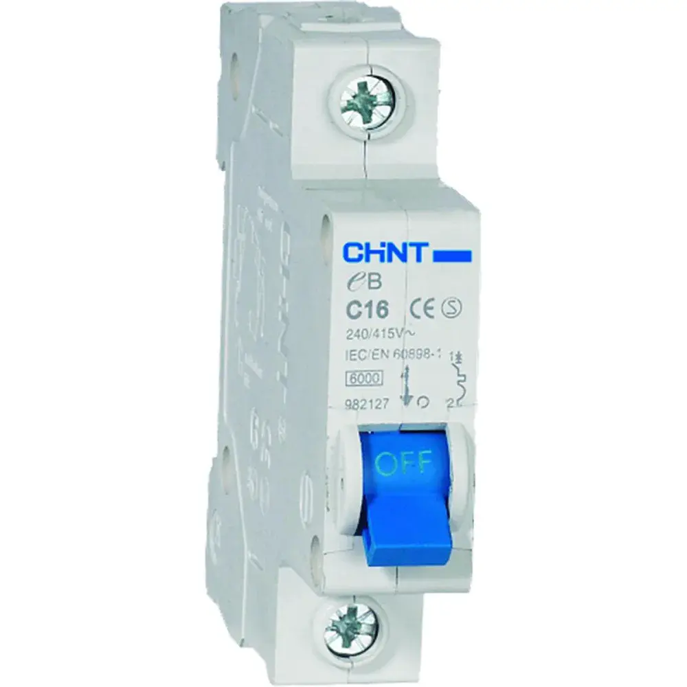 Disjuntor bipolar din dz 125A 6KA Chint