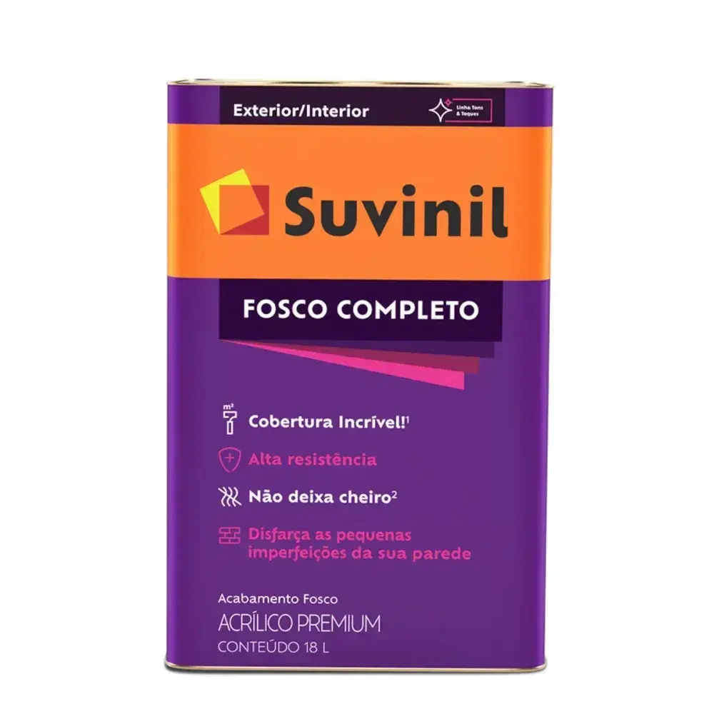 Tinta acrílica fosco completo gelo 18L da Suvinil — fotografia 3