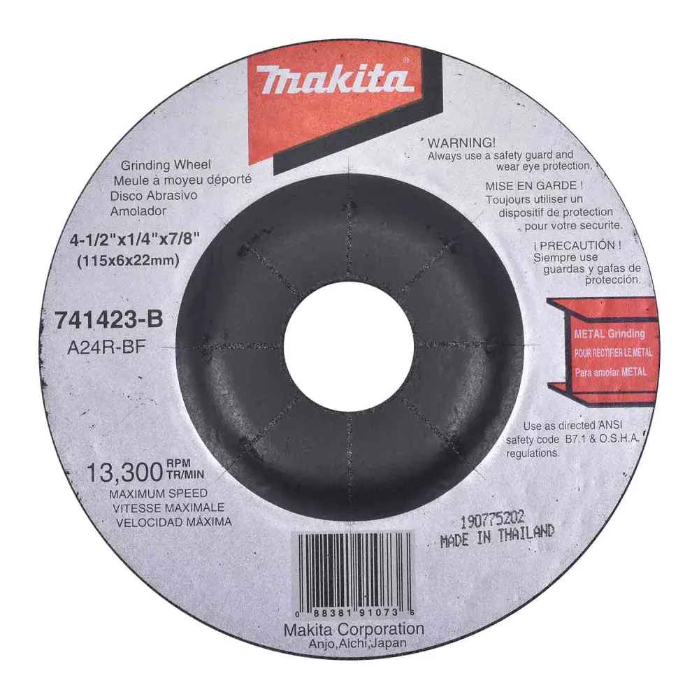 Esmerilhadeira ang 4 1/2 720W 220V com maleta da Makita — fotografia 7