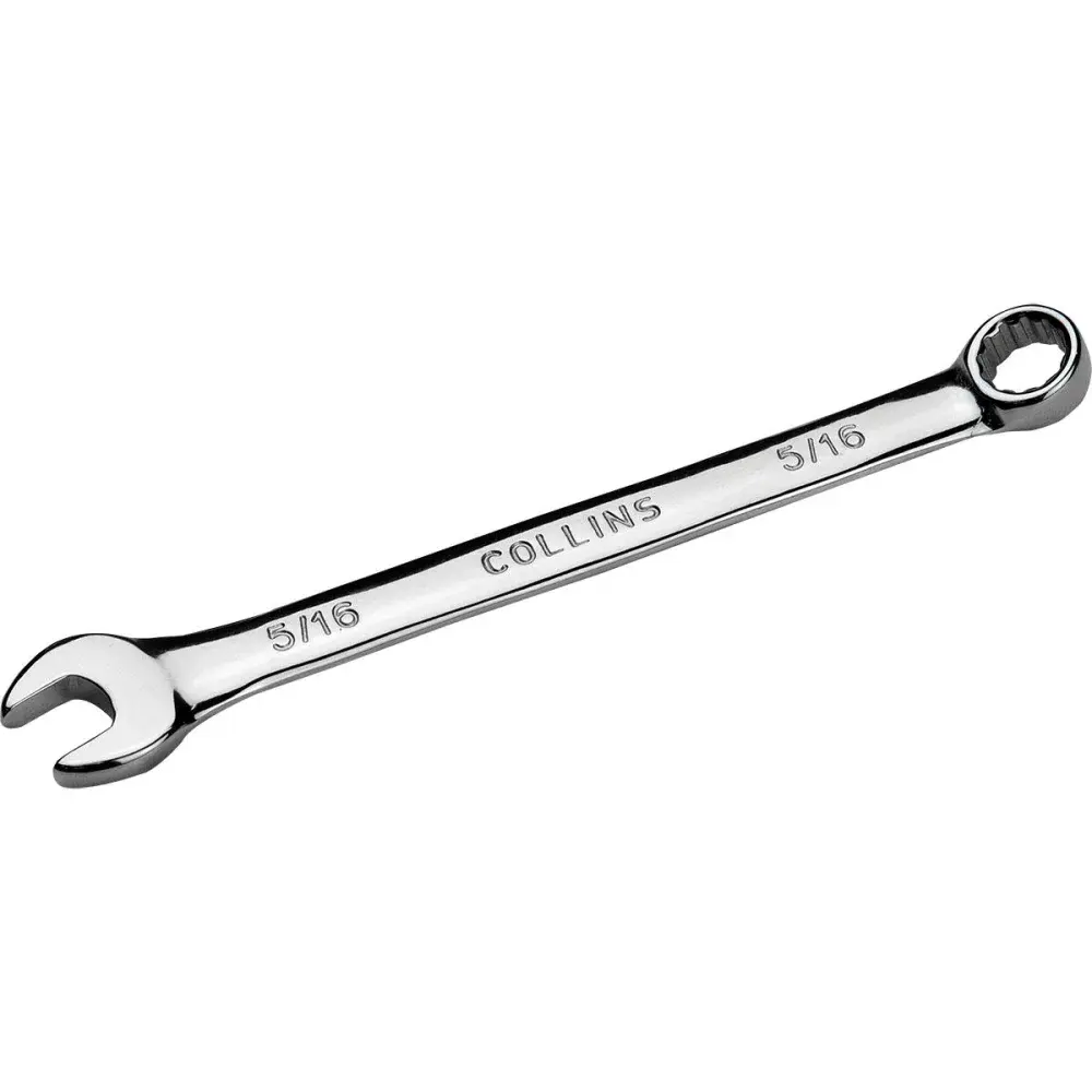 Chave combinada de aço cromo vanádio 5/16” Collins — fotografia de referência