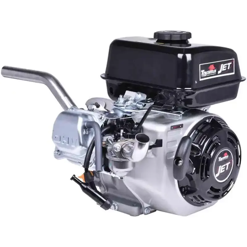 Motor gasolina 6.5 HP 4 tempos 196CC rabeta TE65JET-XP 004-040 Toyama — fotografia de referência