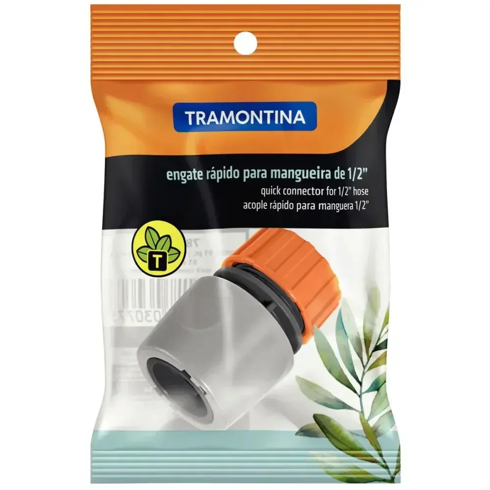 Engate rápido para mangueira de 1/2 Tramontina — fotografia 4
