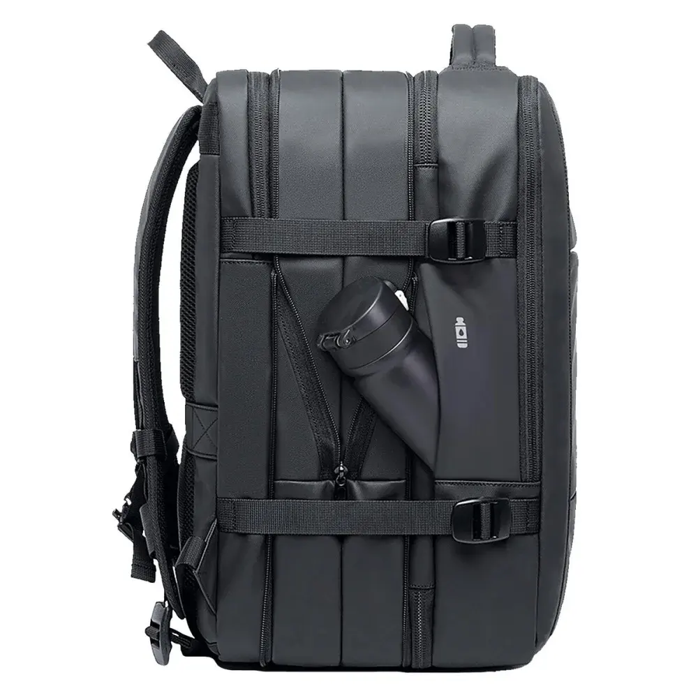 Mochila travel 40L preta Kala — fotografia 8