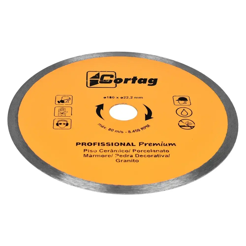 Disco diamantado profissional premium 180MMX22,2MM Cortag — fotografia 8
