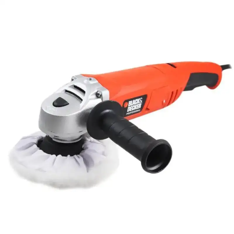 Politriz profissional 5 pol 600W com maleta plástica WP600K black & decker 220 V — fotografia 2