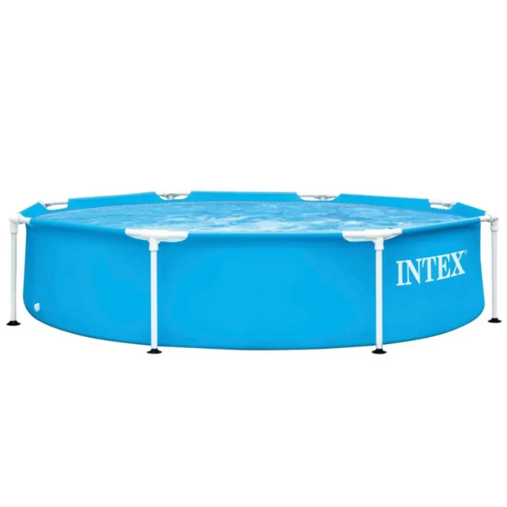Piscina circular com armação metálica 1828 litros Intex — fotografia de referência