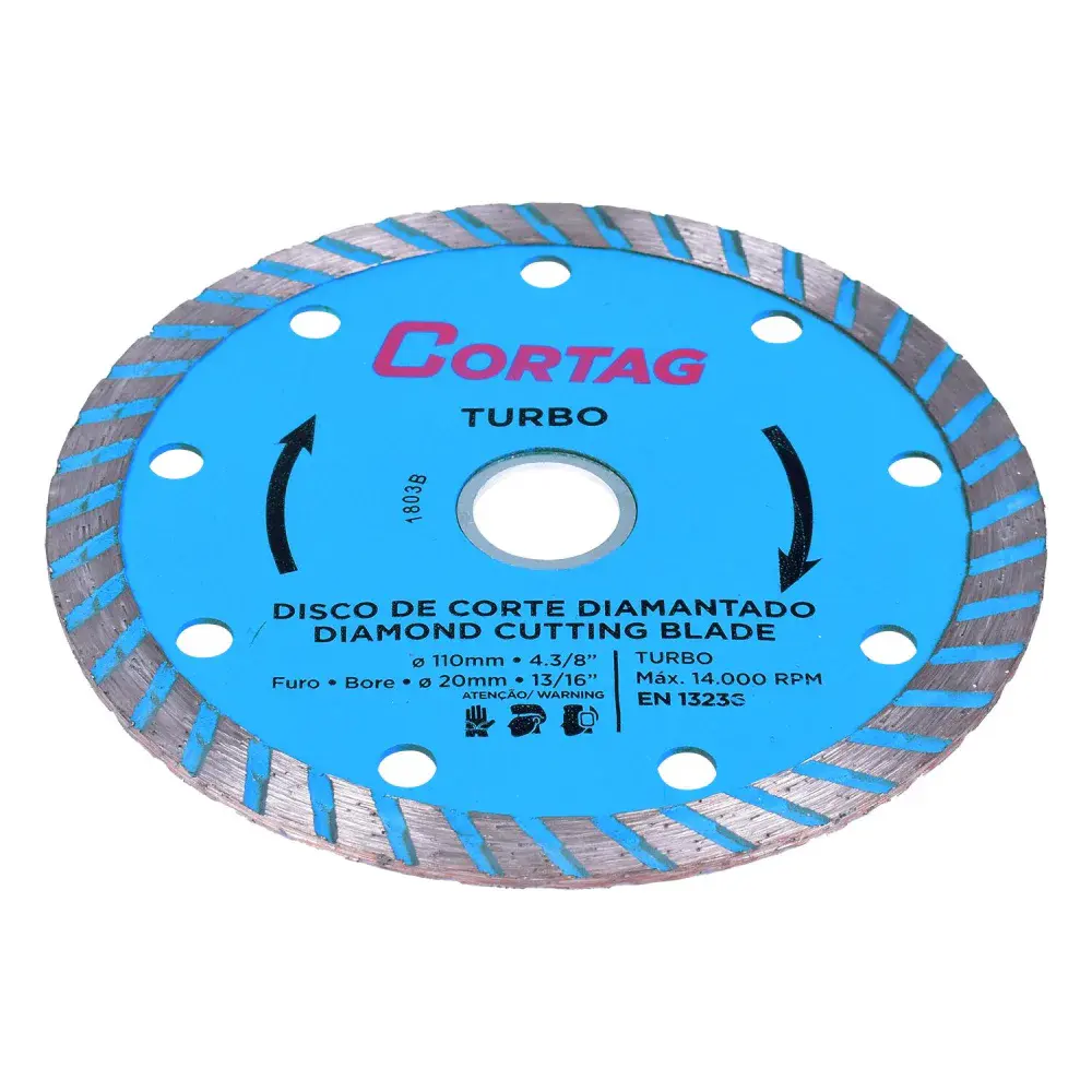 Disco diamantado turbo 110MMX20MM Cortag — fotografia 3