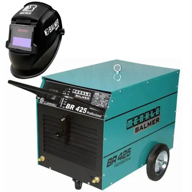 Máquina de solda retificadora BR 425 Balmer + 1 máscara automática — fotografia de referência