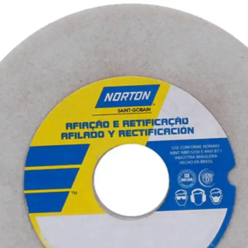 Rebolo Branco 6 x 1 x 1.1/4 POL AA 80 66243464711 NORTON — fotografia 3