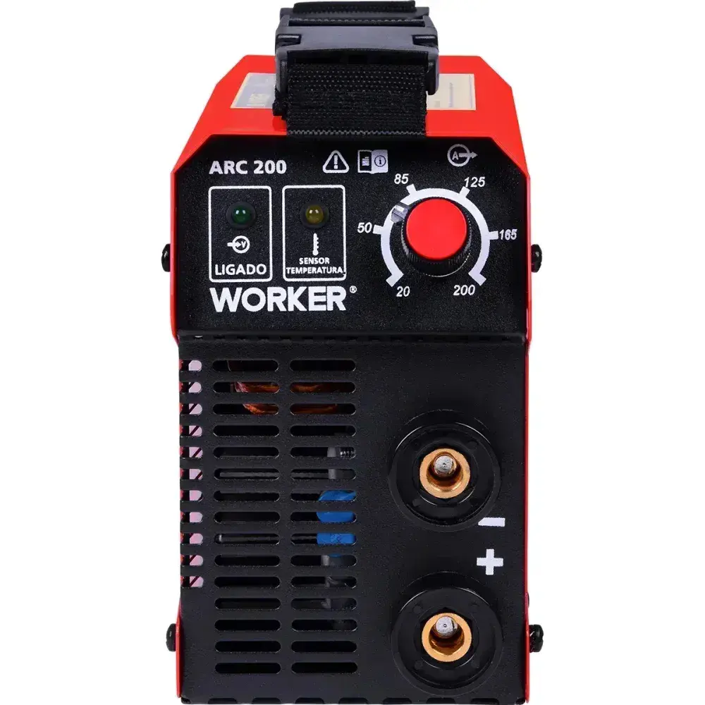 Inversor para solda arc 200A monofasico 220V Worker — fotografia 8
