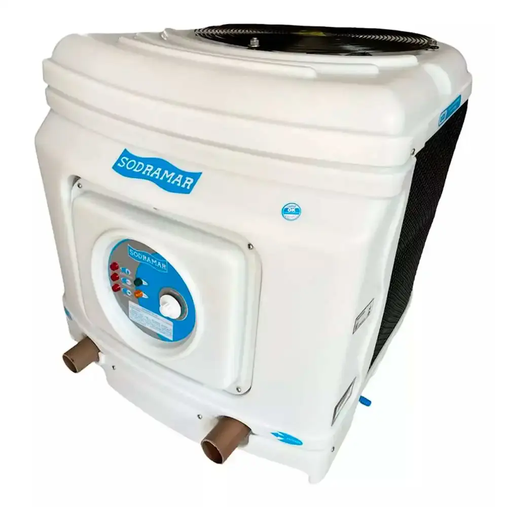 Aquecedor Trocador Calor SD-160 Titânio 220V Trifásico Painel Digital Piscinas até 134.000L SODRAMAR — fotografia 3