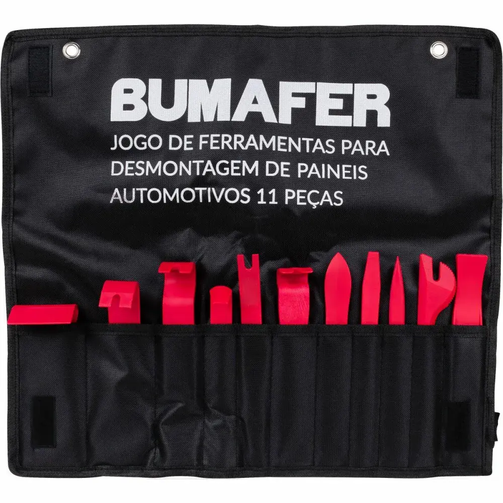 Jogo de ferramentas para desmontagem de painéis automotivos 11 peç da Bumafer