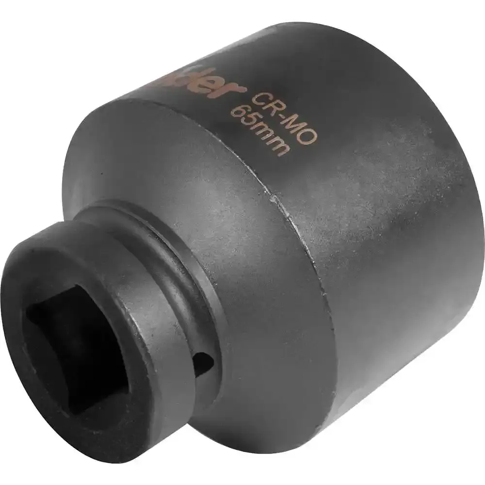 Soquete Sextavado Impacto Encaixe 1 polegada 65MM Cromado VONDER — fotografia 3