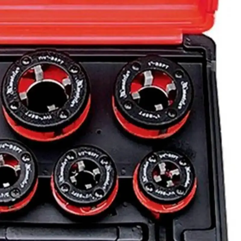Jogo tarraxa metal 1/4 a 1.1/4 com 8 peças e maleta 773329 MTX — fotografia 4