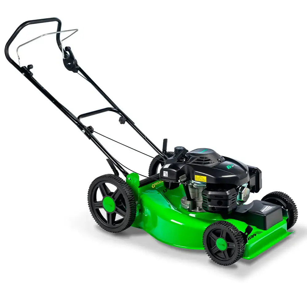 Cortador de grama gasolina 6.5 HP 4T roda alta LF-55RC Trapp — fotografia de referência